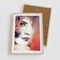 Plakat w ramie 50x70 - Kobieta w sztuce - portret, kobieta - rama drewno
