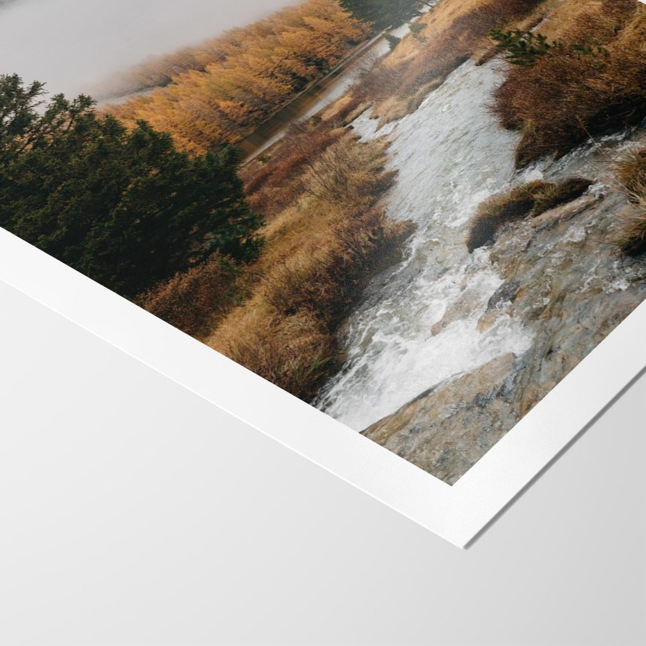 Plakat bez ramy 21x30 - W Górskiej Dolinie - artystyczna fotografia, las