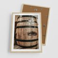 Plakat w ramie 50x70 - Rustykalna Whisky - beczka whiskey, jack daniel's - rama drewno