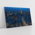 Obraz na płótnie 100x70 - Nocne impresje Paryża we Francji - Francja, Paryż