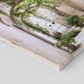 Obraz na płótnie 30x30 - Urokliwa Zaułek - klimatyczna, uliczka