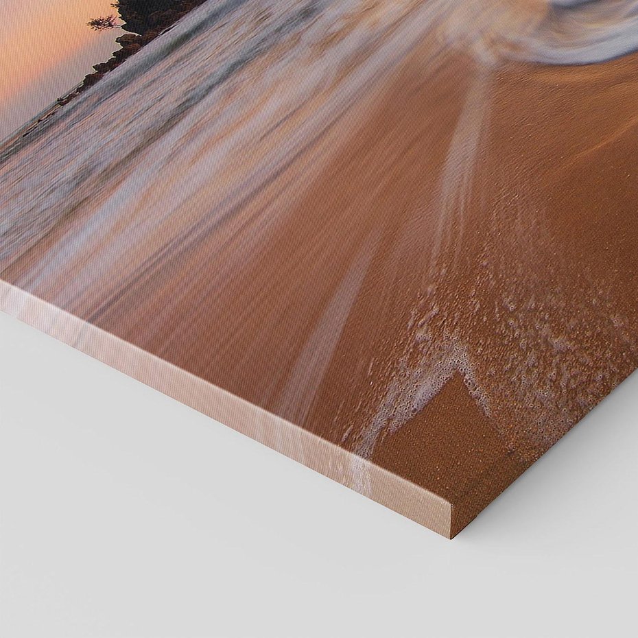 Obraz na płótnie 120x80 - Skały nad morzem - morze, plaża