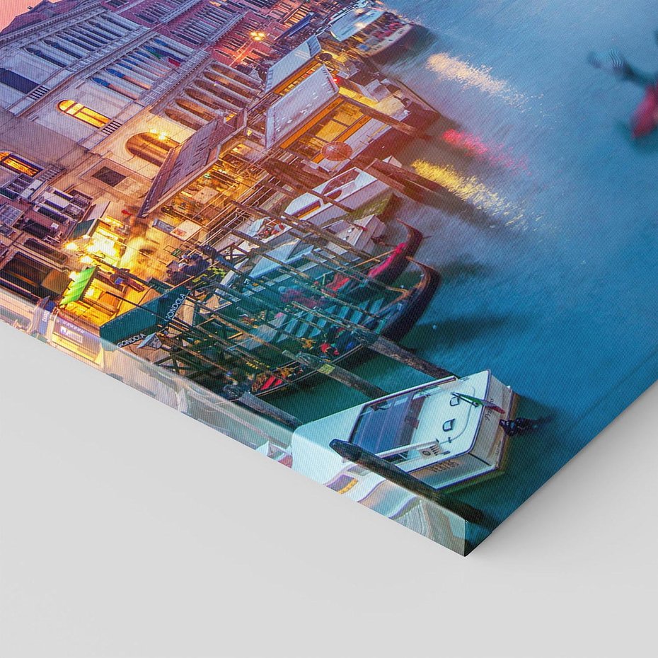 Obraz na płótnie 120x80 - Romantyczna Wenecja we Włoszech - Wenecja, Włochy