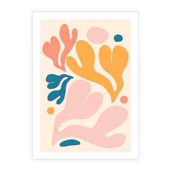 Plakat bez ramy 21x30 - Granice Inspiracji - abstrakcyjne dziwne formy, nowoczesny plakat