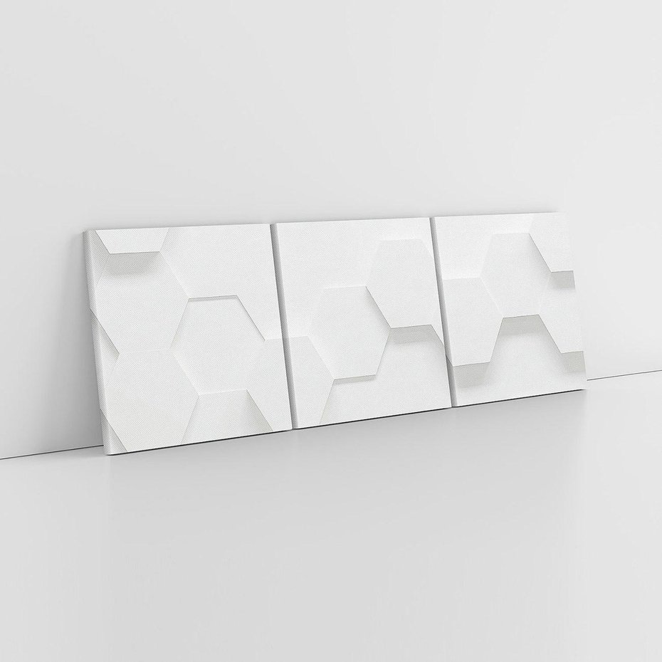 Obraz na płótnie 150x50 - Przestrzenne Zabawy - geometryczne, 3D