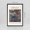 Plakat w ramie 50x70 - Elegancja Baletu na Plakacie - reprodukcja, degas - rama czarna