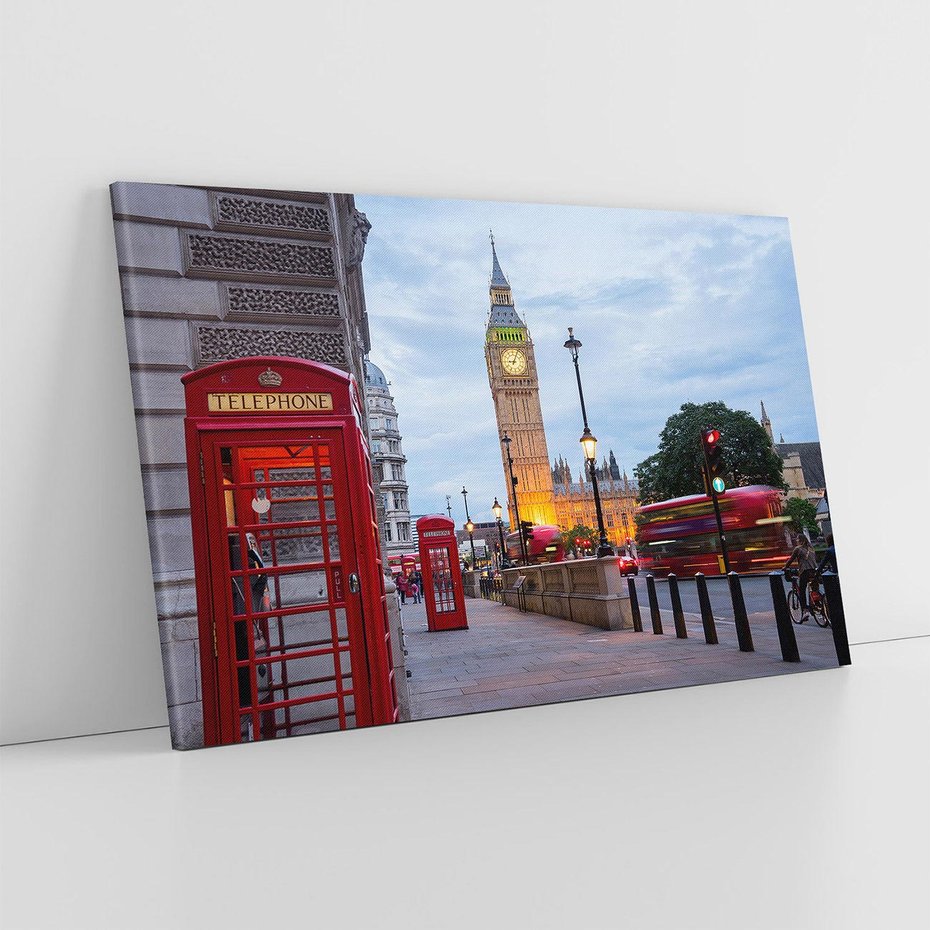 Obraz na płótnie 70x50 - Big Ben: ikona Londynu - Londyn, Big Ben