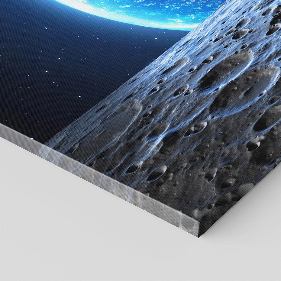 Obraz na płótnie 150x50 - Mistrzowskie spojrzenie na Ziemię - ziemia, kosmos