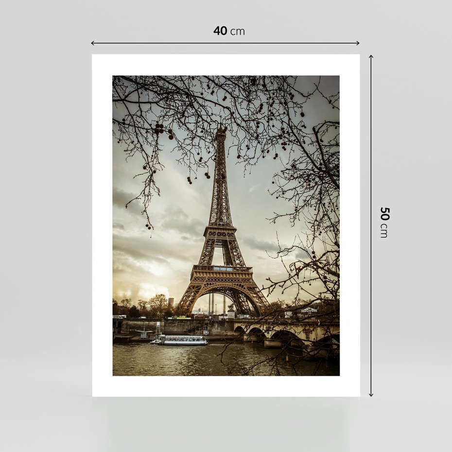 Plakat bez ramy 40x50 - Uroczystość w Paryżu - Paryż, wieża