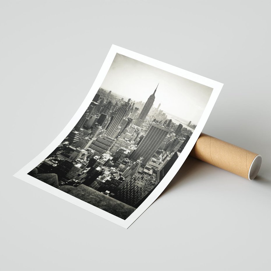 Plakat bez ramy 30x40 - Dusza wielkiego miasta - Manhattan, Nowy Jork