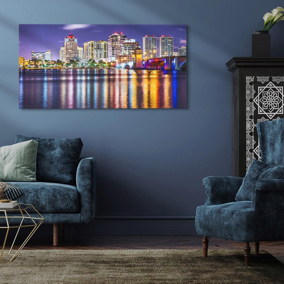 Obraz na płótnie 120x60 - Floryda - Miasto pełne energii - Floryda, USA
