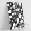 Obraz na płótnie 50x70 - Abstrakcyjne światy: 3D w kwadratach - 3D, abstrakcja