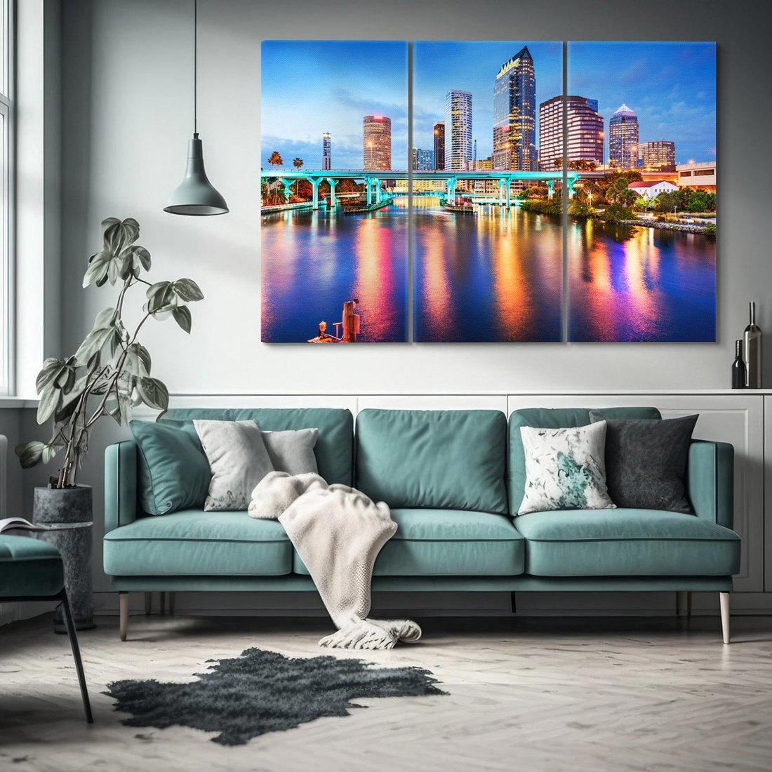 Obraz na płótnie 120x80 - Perła Florydy USA - Tampa, Floryda