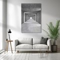 Obraz na płótnie 80x120 - Abstrakcyjna głębia - 3D, tunel