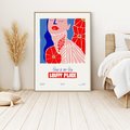 Obraz w ramie 50x70 - Abstrakcyjna Afirmacja - sztuka nowoczesna, abstrakcyjny styl - rama drewno