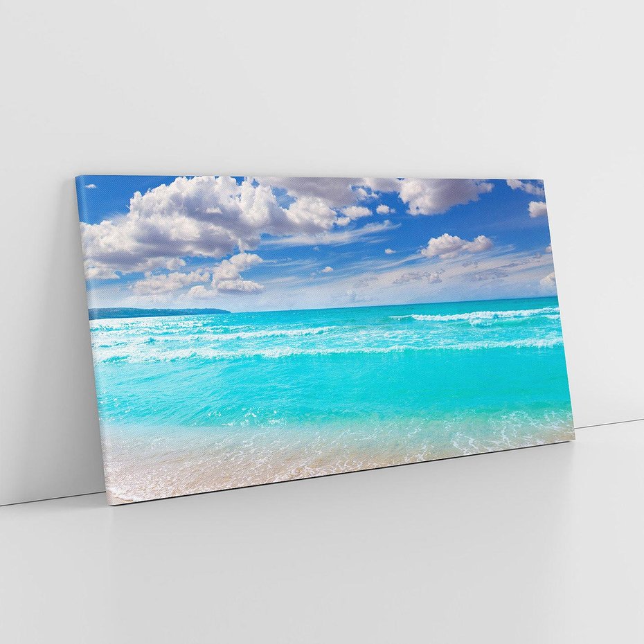 Obraz na płótnie 140x70 - Idylliczna plaża nad morzem - plaża, morze