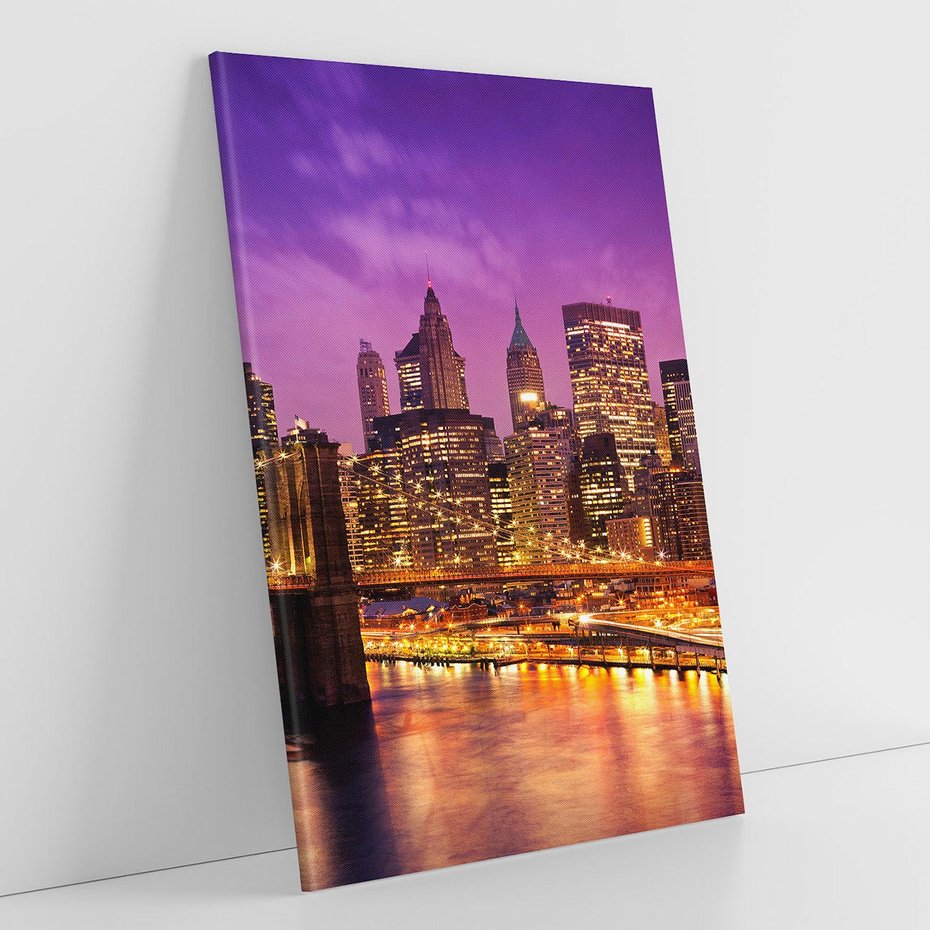 Obraz na płótnie 50x70 - Nowy Jork: miasto nieprzespanych nocy - New York, USA