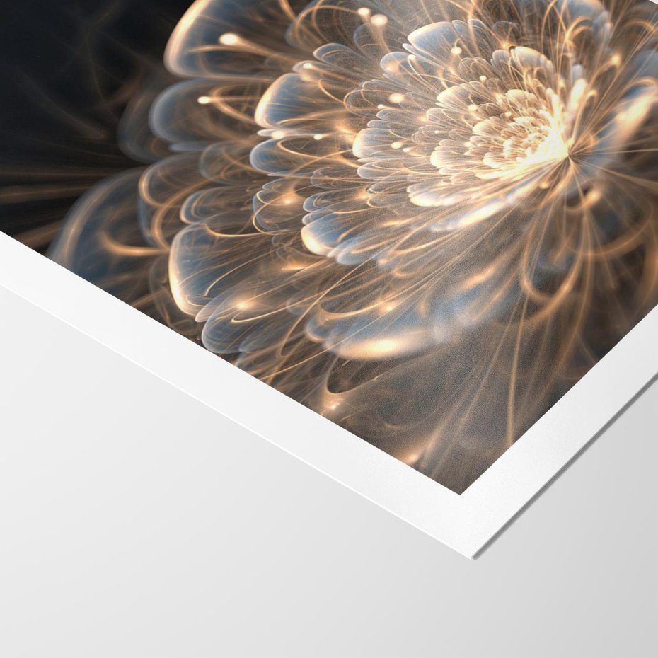 Plakat bez ramy 40x50 - Nowoczesny Kwiat - kwiat, nowoczesny