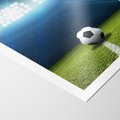 Plakat bez ramy 30x40 - Piłka w drodze do gola - piłka, gol