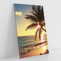 Obraz na płótnie 80x120 - Rajski Widok - zachód słońca,