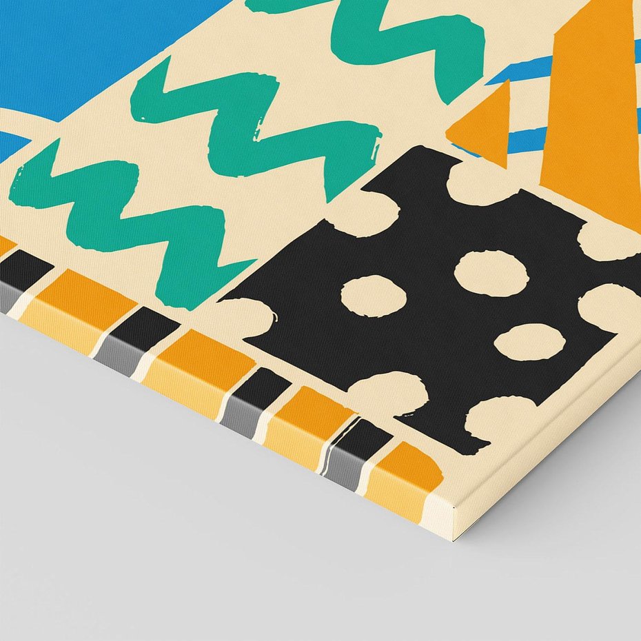 Obraz na płótnie 80x120 - Etno Boho - etno ornamenty, boho klimat