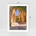 Plakat bez ramy 30x40 - Malownicza uliczka w perspektywie - uliczka, perspektywa