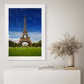 Plakat bez ramy 21x30 - Eiffla: symbole Paryża - Eiffla, Paryż