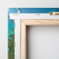 Obraz na płótnie 30x30 - Beztroski widok na ocean - widok, ocean