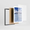 Plakat w ramie 30x40 - Magia zimowych gór - zima, góry - rama czarna