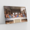 Obraz na płótnie 70x50 - "Ostatnia Wieczerza" (1495-1498) Leonardo da Vinci - Reprodukcja - reprodukcja, obraz na płótnie