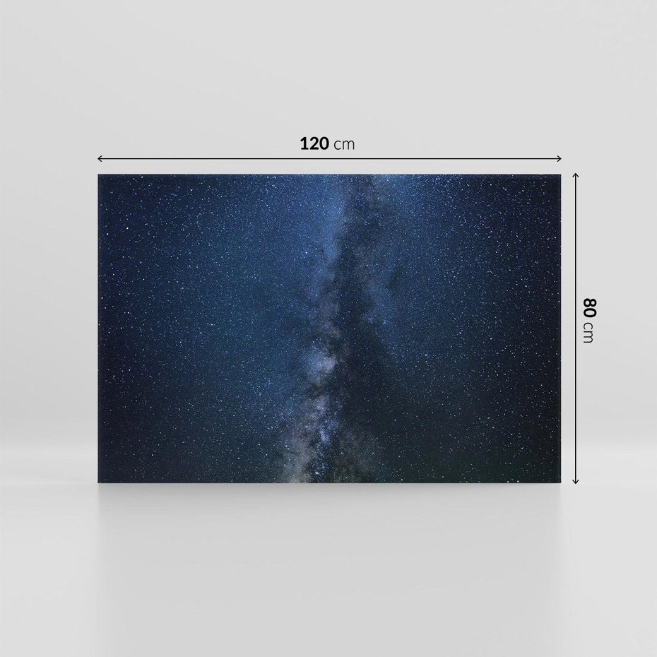 Obraz na płótnie 120x80 - Gwiazdy: magia nocnego nieba - gwiazdy, niebo