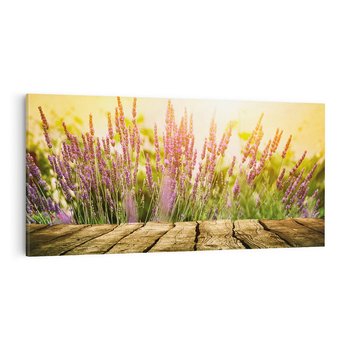 Obraz na płótnie 120x60 - Delikatność i Urok - lawenda, kwiat