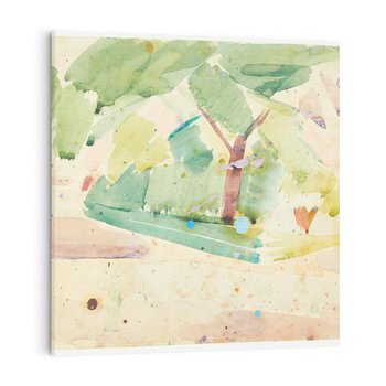 Obraz na płótnie 40x40 - "Color study Langelinie" Edvard Weie - Reprodukcja - reprodukcja, obraz na płótnie