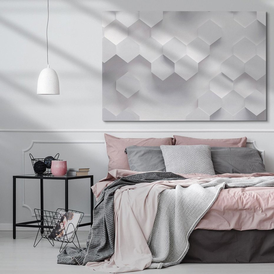 Obraz na płótnie 120x80 - Kreatywna Forma - geometryczny, 3D