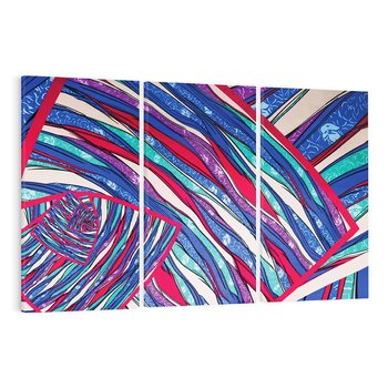 Obraz na płótnie 120x80 - Abstrakcyjna Gra Świateł i Cieni - abstrakcja