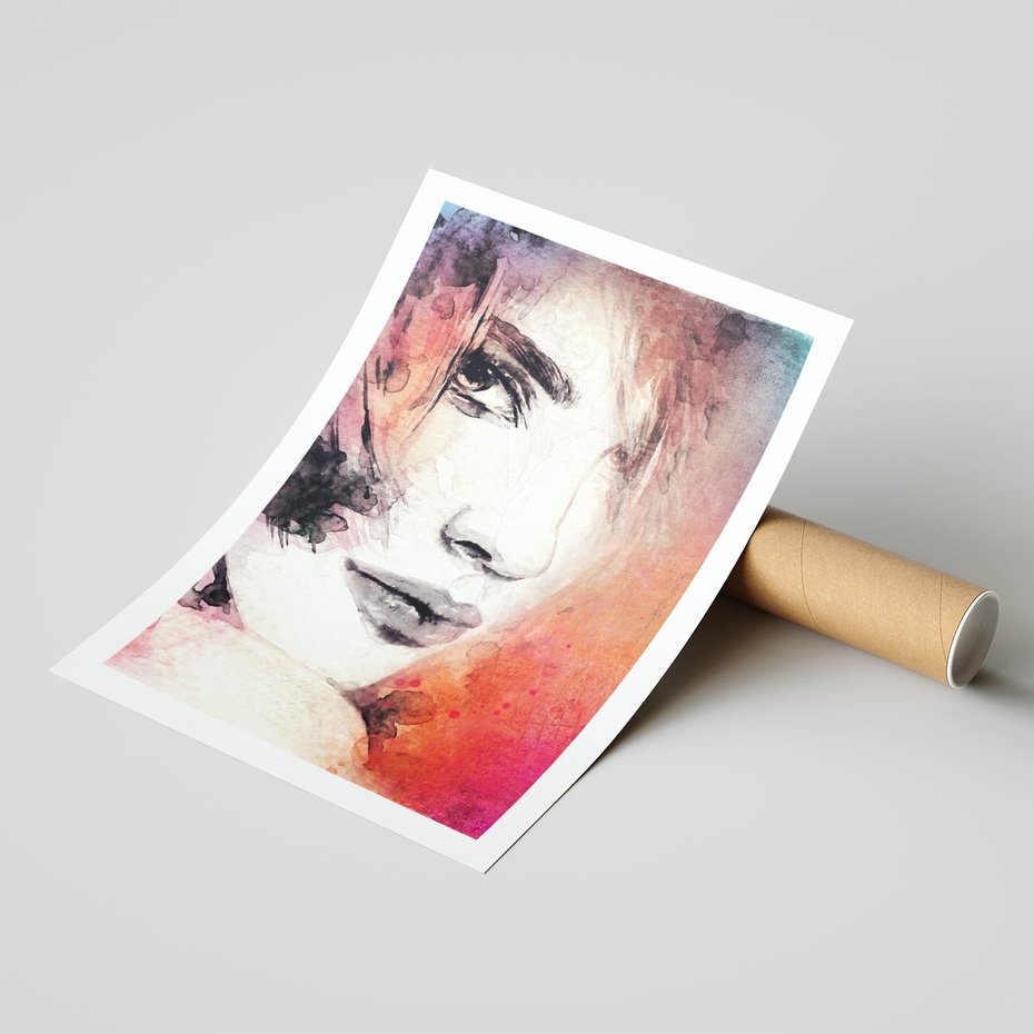 Plakat bez ramy 21x30 - Kobieta w sztuce - portret, kobieta