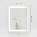 Plakat w ramie 40x50 - Sztuka Prostoty - minimalistyczny wazon, źdźbła traw - rama biała
