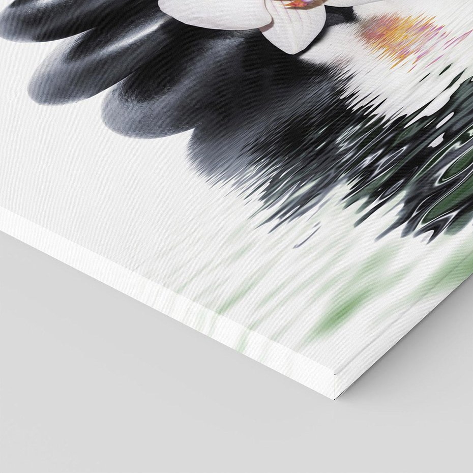 Obraz na płótnie 50x70 - Orchidea w Spa - spa, orchidea