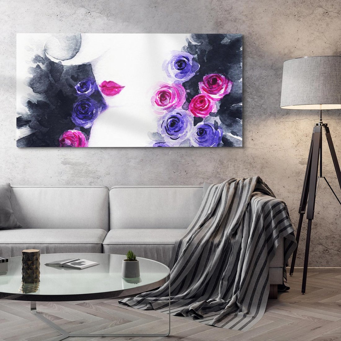 Obraz na płótnie 120x60 - Urok osobowości - kobieta, portret