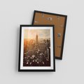 Plakat w ramie 30x40 - Nowojorska Skyline - Manhattan, Nowy Jork - rama czarna