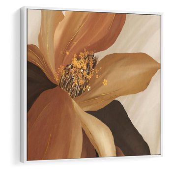 Obraz w ramie 50x50 - Wyraz Luksusu - sztuka, nowoczesna - rama biała