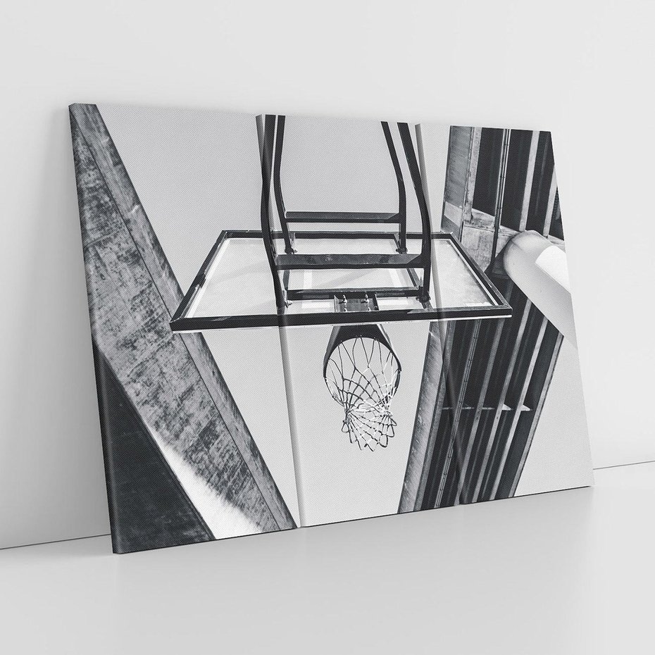 Obraz na płótnie 120x80 - Koszykówka - Radość Gry w Kosz - koszykówka, kosz
