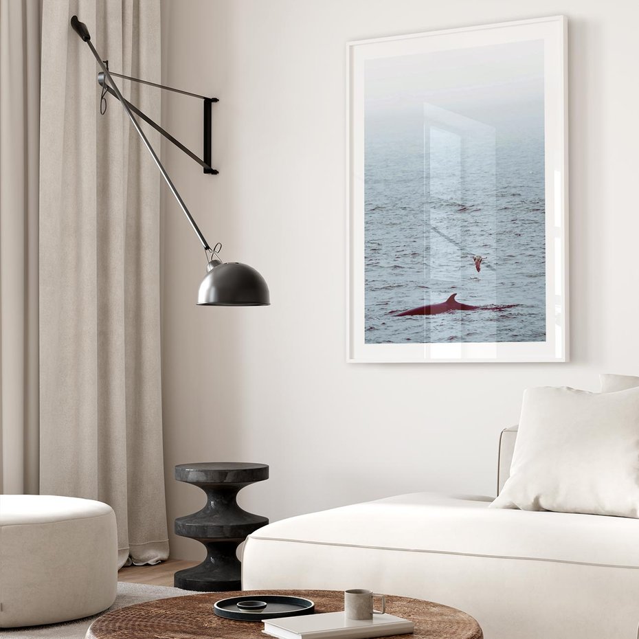 Plakat bez ramy 30x40 - Spotkanie z Orką - morze, ocean