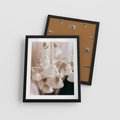 Plakat w ramie 40x50 - Suszona Delikatność - suszone kwiaty, rośliny - rama czarna