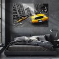 Obraz na płótnie 70x50 - Dynamiczny TAXI w Nowym Jorku - TAXI, NY