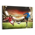 Obraz na płótnie 100x70 - Magia stadionowego futbolu - piłka nożna, stadion
