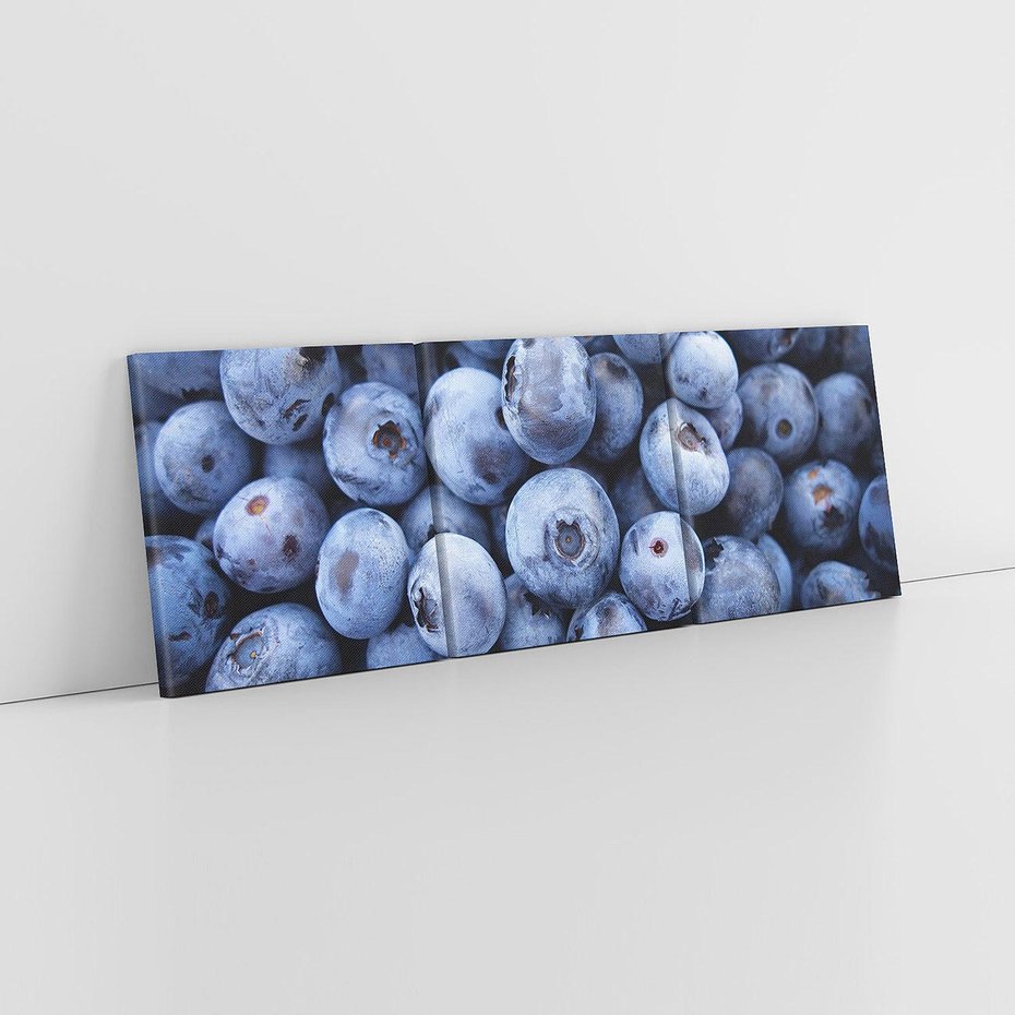 Obraz na płótnie 150x50 - Borówki Leśna Harmonia - borówki, owoce