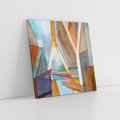 Obraz na płótnie 30x30 - Geometria abstrakcji - abstrakcja, geometria