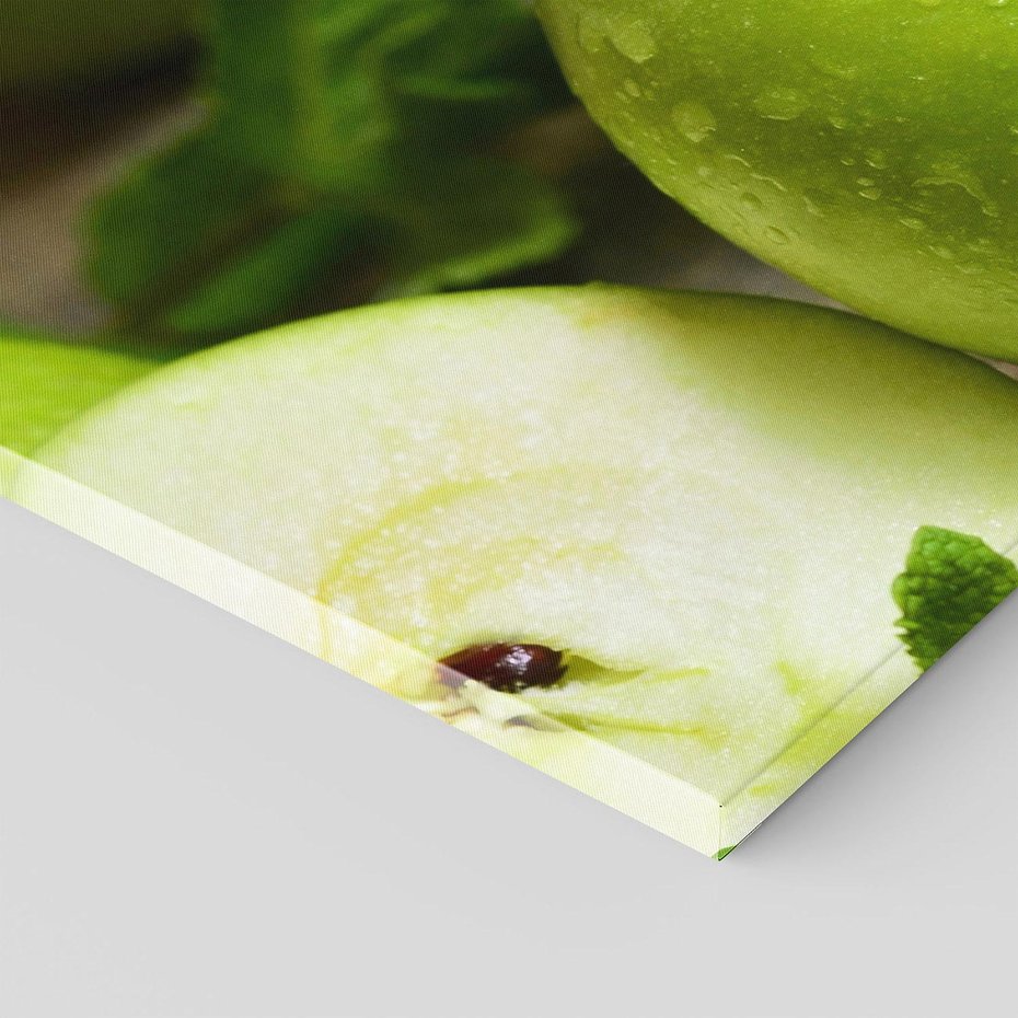 Obraz na płótnie 70x50 - Jabłkowa kolorystyka - jabłka, owoce