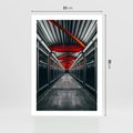 Plakat bez ramy 21x30 - Nieskończoność Przestrzeni - korytarz, perspektywa